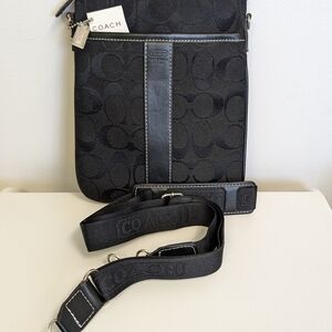 Coach Black Signature Crossbody Bag